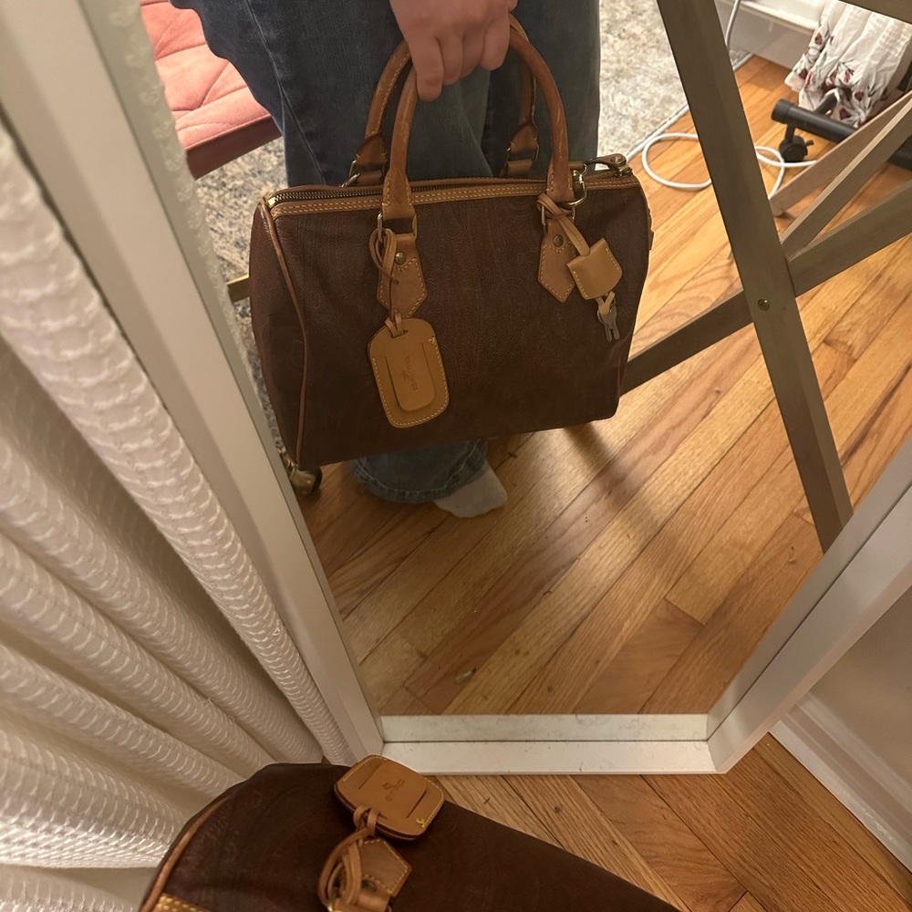 Etro Paisley Jacquard Boston Bag - Picture 14 of 16